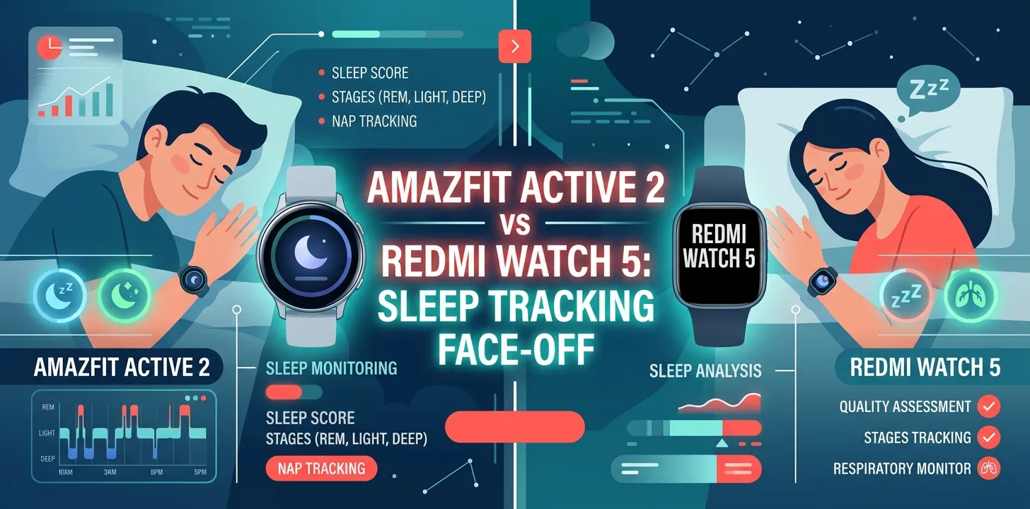 Amazfit Active 2 or Redmi Watch 5 for sleep tracking