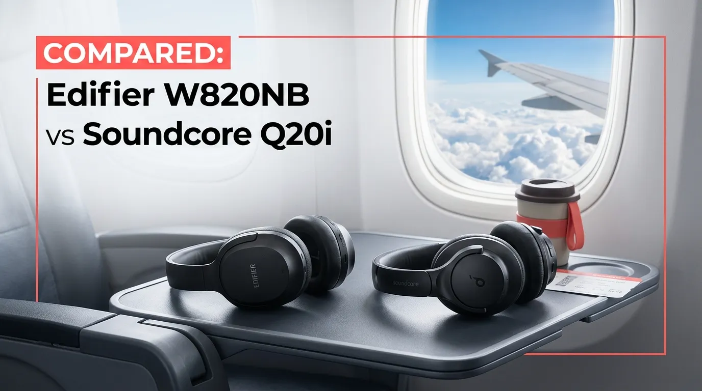 Edifier W820NB or Soundcore Q20i for airplane travel