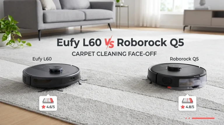 Eufy L60 or Roborock Q5 for carpet