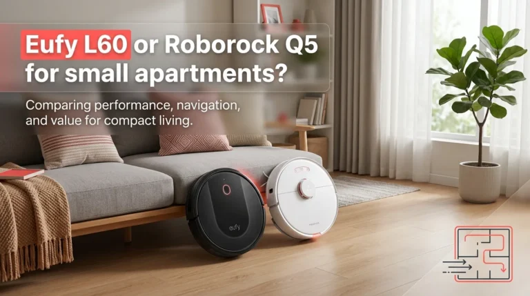 Eufy L60 or Roborock Q5 for small apartments