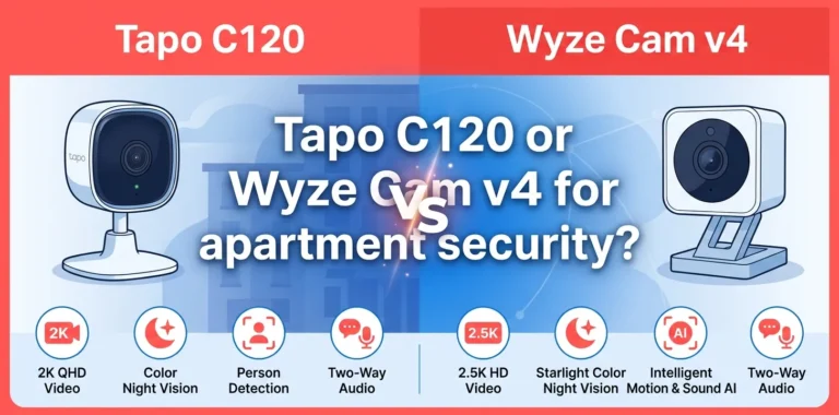 Tapo C120 or Wyze Cam v4 for apartment security