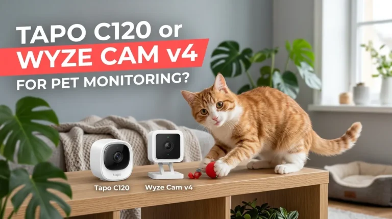 Tapo C120 or Wyze Cam v4 for pet monitoring