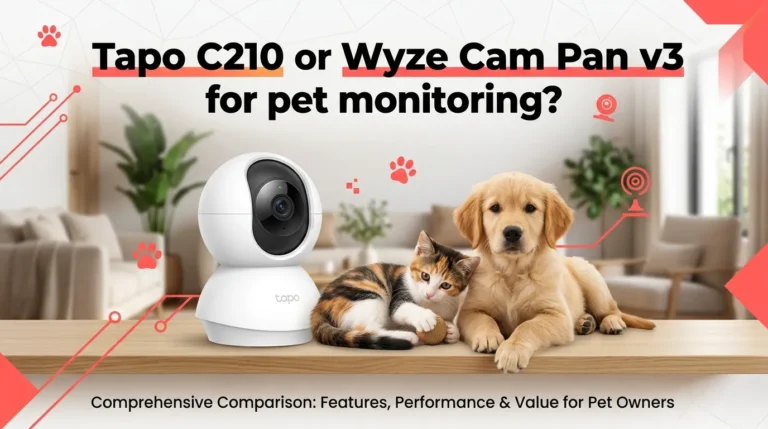 Tapo C210 or Wyze Cam Pan v3 for pet monitoring