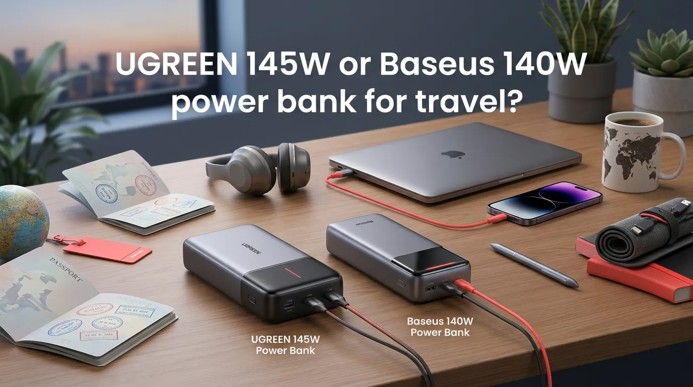 UGREEN 145W or Baseus 140W power bank for travel